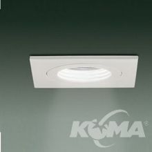 Oprawa wpuszczana 1x50W GU5,3 aluminium Leucos SD 802 F